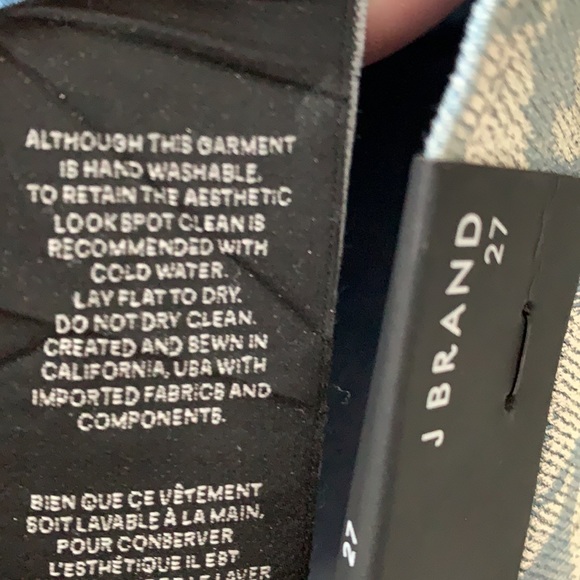 🌟NWT J BRAND MARIA JEANS IN BAROQUE FOIL - Picture 11 of 15